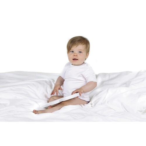 Link Kids Wear Short Sleeve Baby T-Shirt Polyester (White, 50-56)