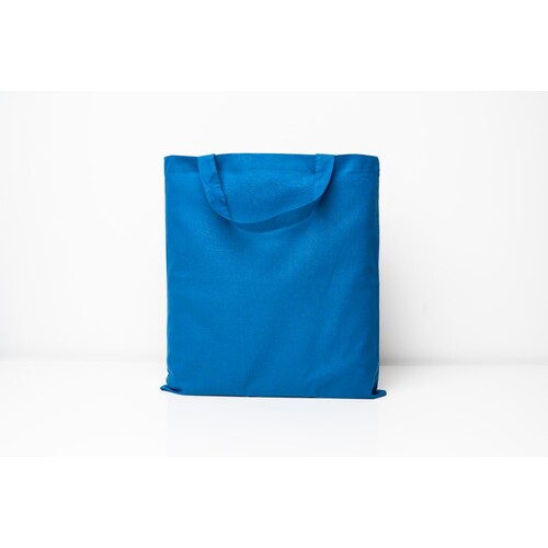 Printwear Cotton Bag Colored Short Handles (Black, ca. 38 x 42 cm)