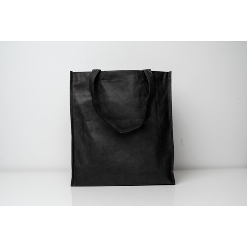Printwear PP Big Shopper Bag (Black, 38 x 42 x 10 cm)