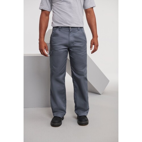 Russell Workwear Polycotton Twill Trousers (French Navy, 48/34)