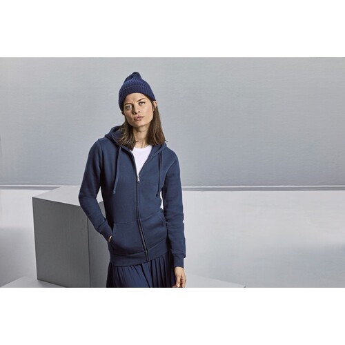 Russell Ladies´ Authentic Zipped Hood Jacket (French Navy, XXL)