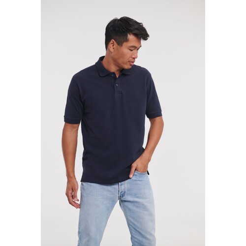 Russell Men´s Classic Cotton Polo (White, 4XL)