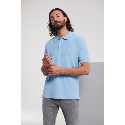 Russell Men´s Ultimate Cotton Polo (Bottle Green, XS)