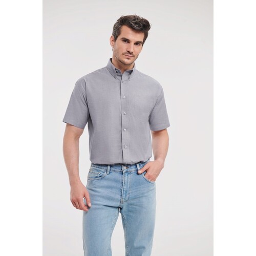 Men`s Short Sleeve Classic Oxford Shirt