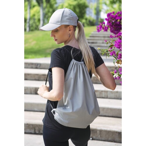 Korntex Elastic Full-Reflective Gym Bag Florence (Silver, 50 x 40 cm)