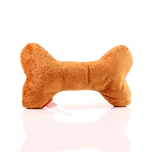 Mbw MiniFeet® Hundespielzeug Knochen mit Knisterfunktion (Brown, One Size)