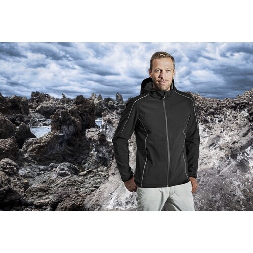 Promodoro Men's Light Softshell Jacket (Steel Gray, M)