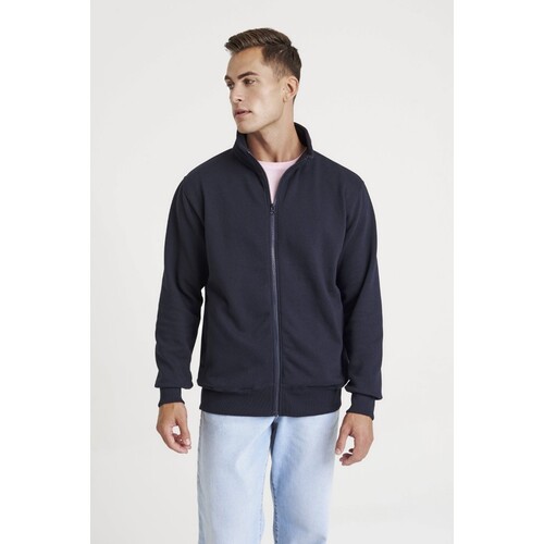 Just Hoods Campus Full Zip Sweat (Charcoal, L)