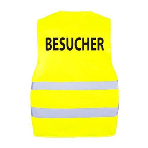 Korntex Safety Vest Passau - Visitors (Signal Yellow, 3XL/4XL)