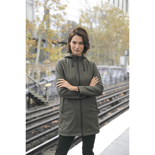 NEOBLU Parka donna in cera Antoine (Deep Khaki, 3XL)