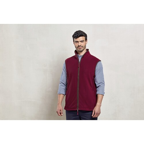 Gilet in pile 'Artisan' Premier Workwear Uomo (nero, nero, S)