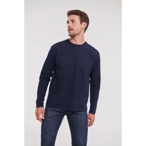 Russell Classic T - Long Sleeve (White, XS)