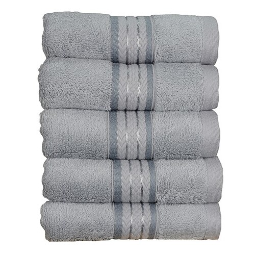 A&amp;R Natural Bamboo Guest Towel (Light Grey, 40 x 60 cm)