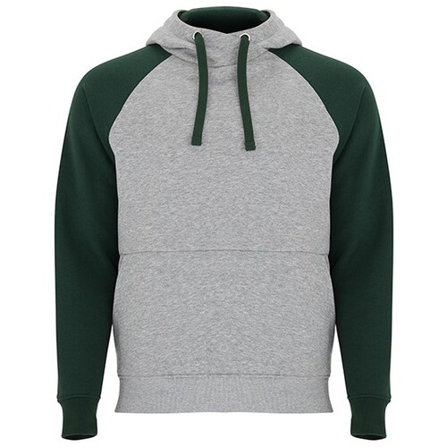 Roly Badet Hooded Sweatshirt (Heather Grey 58, Bottle Green 56, XS)