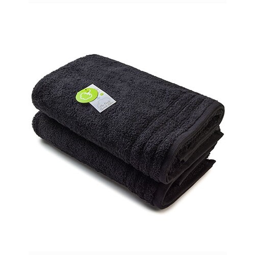 ARTG Organic Bath Towel (Black, 70 x 140 cm)