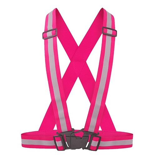 Korntex Elastic Hi-Vis Body Belt Prague (Pink, One Size)