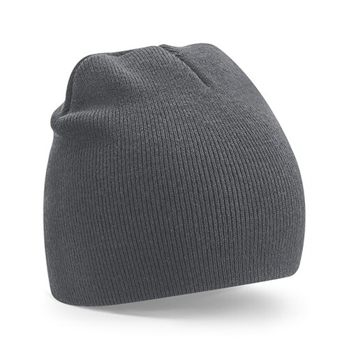 Bonnet Pull-On original recyclé Beechfield (Graphite Grey, One Size)