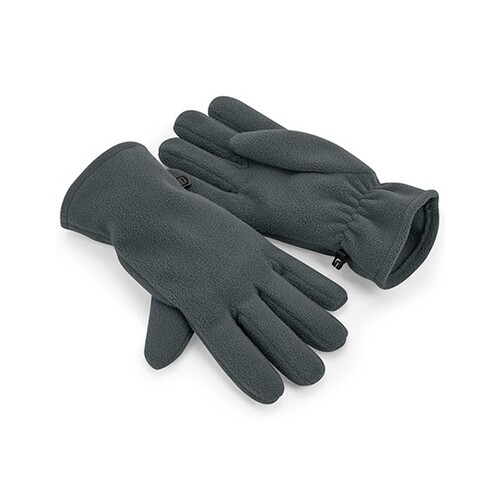 Beechfield Recycled Fleece Gloves (Steel Grey, L/XL)
