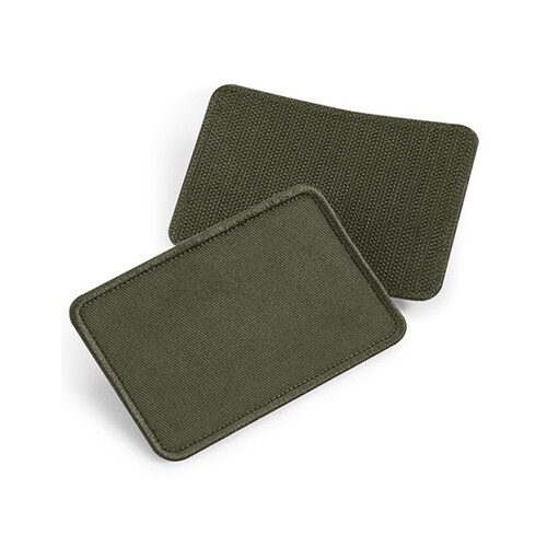 Beechfield Cotton Removable Patch (Military Green, 10 x 6,5 cm)