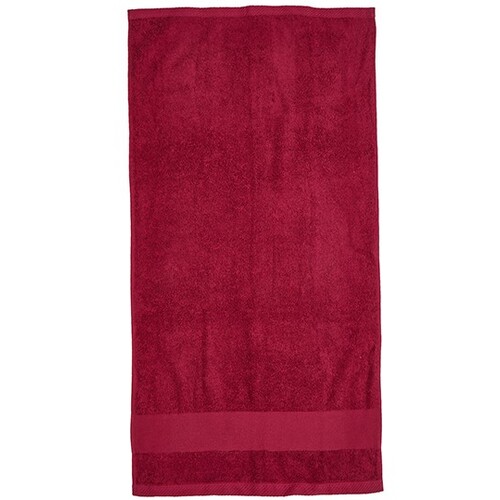 Fair Towel Organic Cozy Bath Towel (Burgundy, 70 x 140 cm)