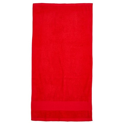 Fair Towel Organic Cozy Bath Towel (Red, 70 x 140 cm)