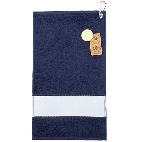 A&amp;R SUBLI-Me® GOLF Towel (French Navy, 30 x 50 cm)