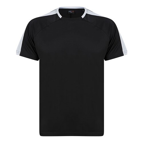 Find+Hales Unisex Team T-Shirt (Black, White, 3XL)
