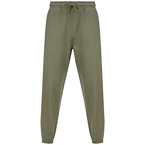 SF Men Unisex Sustainable Fashion Cuffed Joggers (Khaki, S)