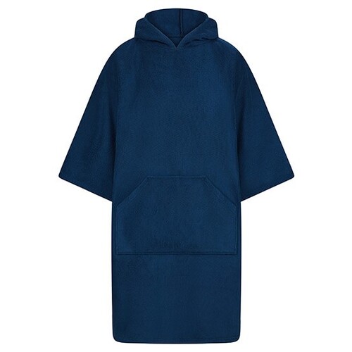 Towel City Adults' Towelling Poncho (Navy, One Size)