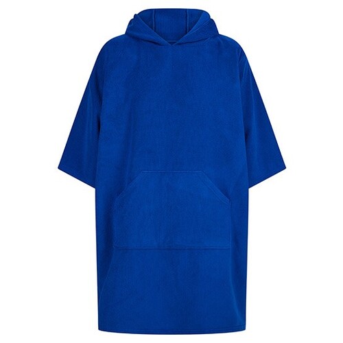 Towel City Adults' Towelling Poncho (Royal, One Size)