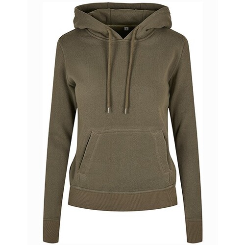 Hoody organique pour femme Build Your Brand (Olive, XS)