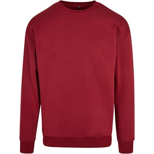 Build Your Brand Sweat Crewneck (Burgundy, S)