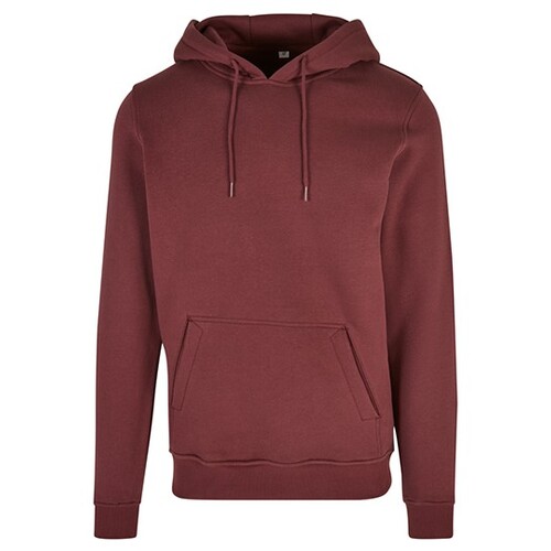 Build Your Brand Organic Hoodie (Cherry, XL)