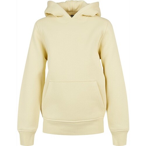 Build Your Brand Kids' Basic Hoody (Soft Yellow, 146/152)