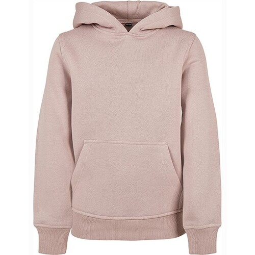 Build Your Brand Kids' Basic Hoody (Dusk Rose, 134/140)