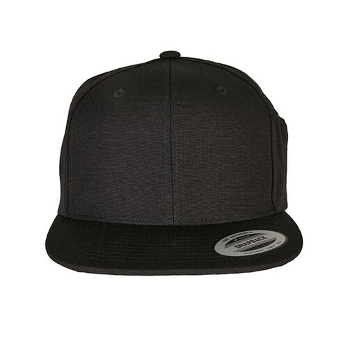 FLEXFIT Pencil Holder Snapback Cap (Black, One Size)