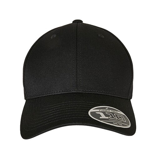 FLEXFIT Flexfit 110 Curved Visor Snapback (Black, One Size)