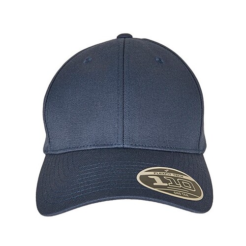 FLEXFIT Flexfit 110 Curved Visor Snapback (Navy, One Size)