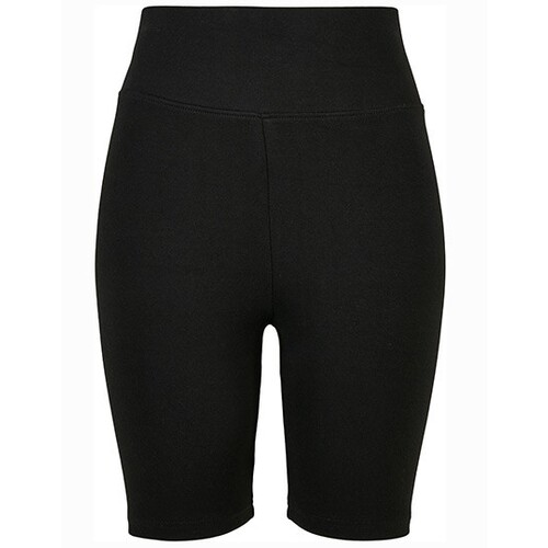 Short de cyclisme femme taille haute Build Your Brand (Noir, S)