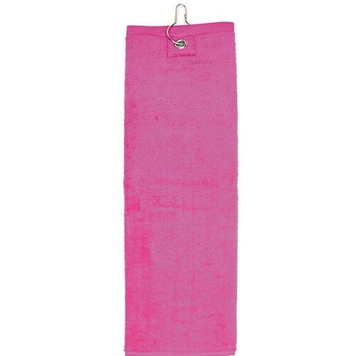 The One Towelling® Golf Towel (Magenta, 40 x 50 cm)