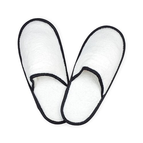 The One Towelling® Slippers (White, Black, 42/44)