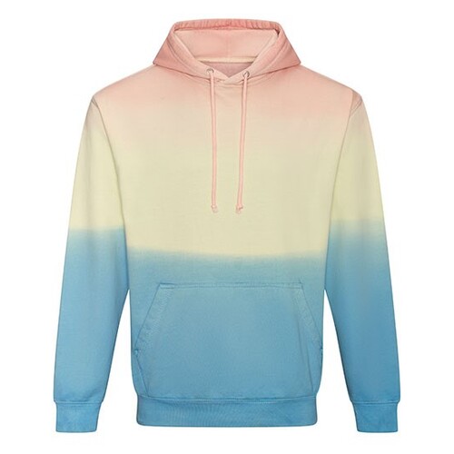 Sudadera con capucha Just Hoods Tie-Dye (Pastel Sunset Dip, XS)