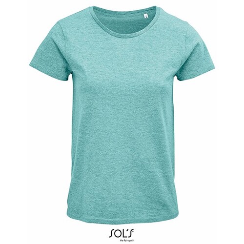 SOL'S Women's Crusader T-Shirt (Heather Light Green, XXL)