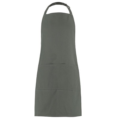 Bargear Bib Superwash® 60º Pocket Apron Unisex (Dark Grey, 89 x 92 cm)