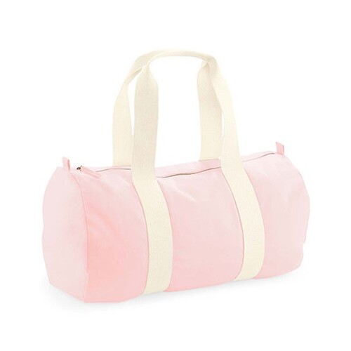 Westford Mill EarthAware® Organic Barrel Bag (Pastel Pink, 50 x 25 x 25 cm)