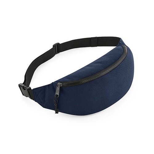 BagBase Recycled Waistpack (Navy, 38 x 14 x 8 cm)