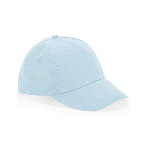 Beechfield Junior Organic Cotton 5 Panel Cap (Powder Blue, One Size)