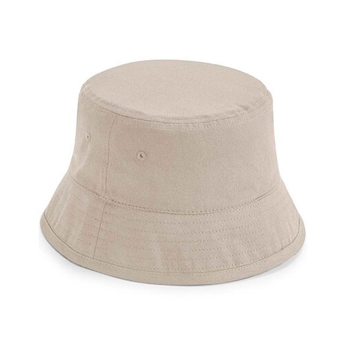 Beechfield Organic Cotton Bucket Hat (Sand, S/M)