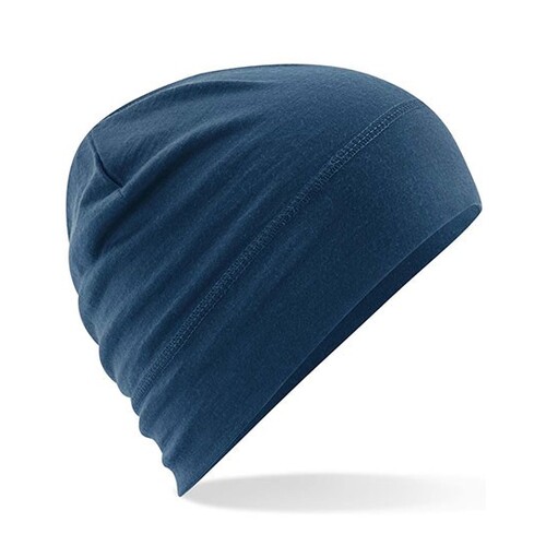 Bonnet en mérinos Beechfield (Steel Blue, One Size)