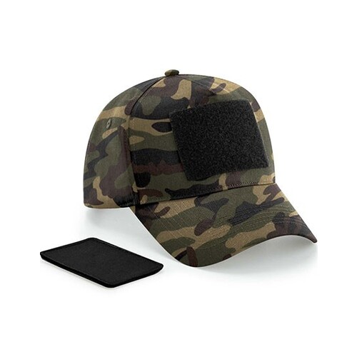 Beechfield Removable Patch 5 Panel Cap (Jungle Camo, One Size)